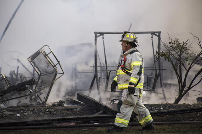 Man tries to remove bees with fireworks, burns down garage | iNFOnews.ca CP309000728