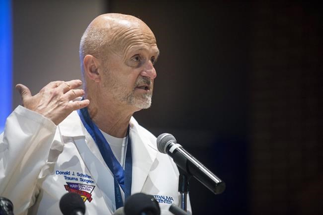 Doctors: Officer stabbed in neck at airport recovering well | iNFOnews.ca