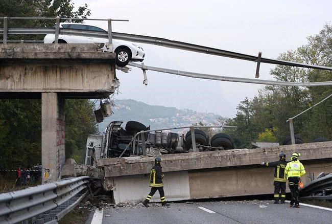 I killed in collapse of Italy overpass after closure sought | iNFOnews.ca
