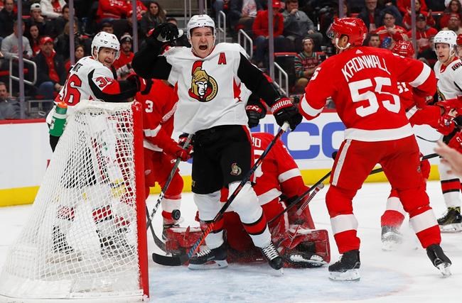 Chris Tierney scores 2 in Senators' 4-2 win over Red Wings | iNFOnews.ca