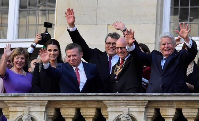 Jordan's Abdullah II receives peace prize in Germany | iNFOnews.ca