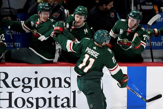 Parise returns with 2 goals; Wild beat Jets 5-1 | iNFOnews.ca