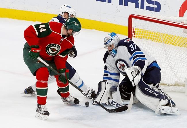 Dubnyk makes 15 saves, Wild beat road-weary Jets 3-1 | iNFOnews.ca