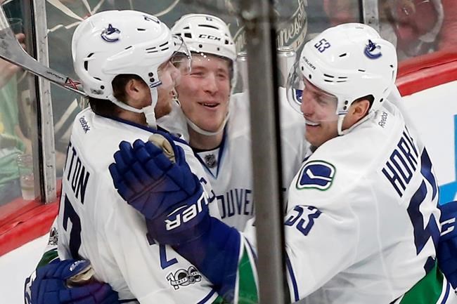 Boeser scores in NHL debut, Canucks top slumping Wild | iNFOnews.ca Boeser scores in NHL debut, Canucks top slumping Wild | iNFOnews.ca