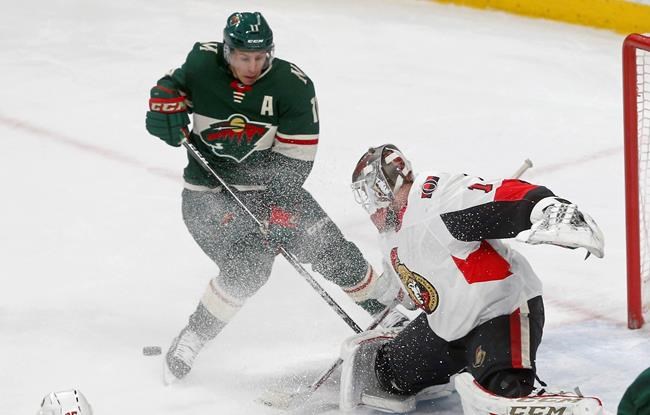 Zucker scores in 4th straight game as Wild beat Senators 3-1 | iNFOnews.ca