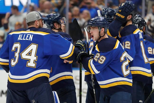 Blues wearing down Bruins in Cup Final battle of attrition | iNFOnews.ca