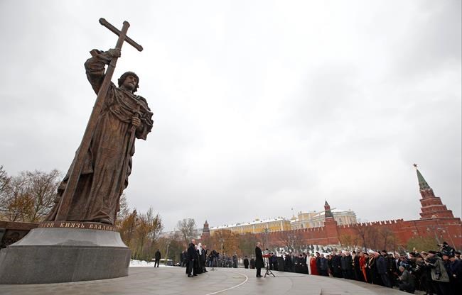 Putin leads inauguration of statue of Prince Vladimir | iNFOnews.ca