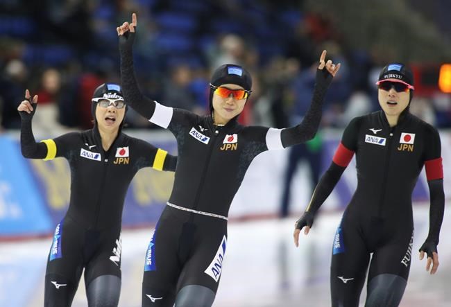 Japan sets women's team pursuit record at speedskating World Cup event | iNFOnews.ca Japan sets women's team pursuit record at speedskating World Cup event | iNFOnews.ca