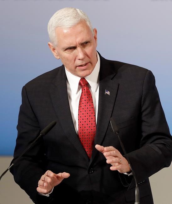 Pence says US to hold Russia accountable, stand with NATO | iNFOnews.ca