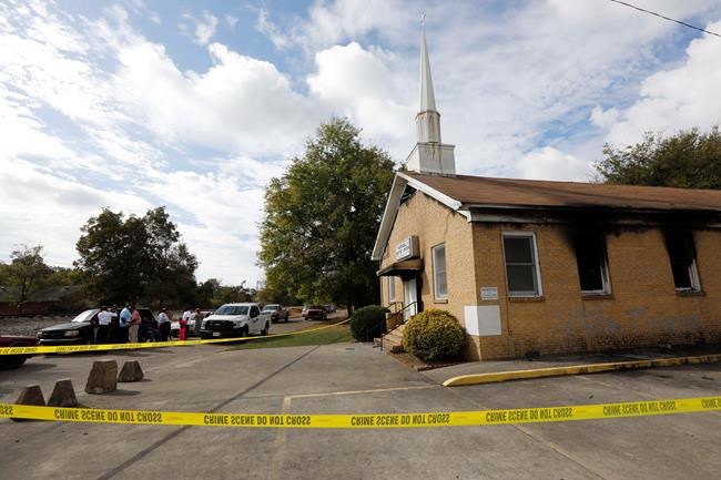 The Latest: Mississippi fire chief: church blaze was arson | iNFOnews.ca The Latest: Mississippi fire chief: church blaze was arson | iNFOnews.ca