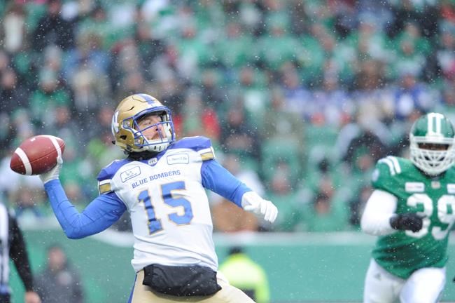 Harris, Blue Bombers advance to West final with victory over Roughriders | iNFOnews.ca