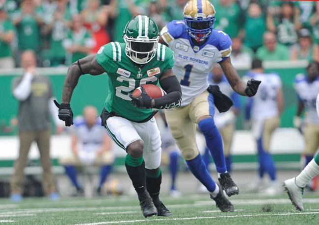 Collaros leads Roughriders to comeback win over Bombers in Labour Day Classic | iNFOnews.ca CP296468357