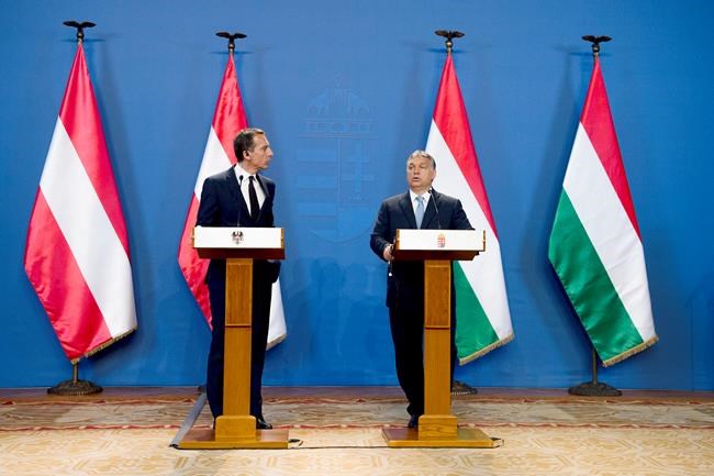 Hungary says willing to take back some migrants from Austria | iNFOnews.ca CP659833099