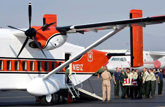 The Latest: Firefighter's body is brought home to California | iNFOnews.ca