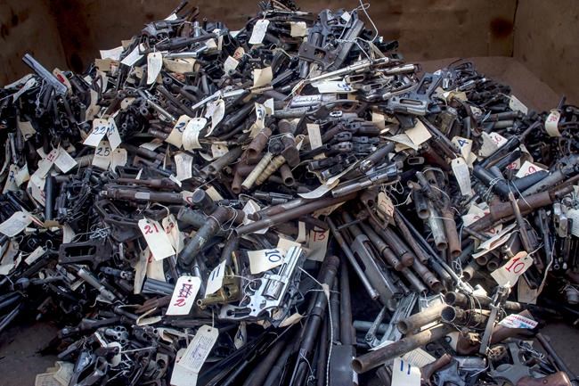 Program seeks to use seized guns for good in El Salvador | iNFOnews.ca