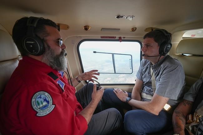 UPDATE: B.C. premier announces task force on climate emergencies on tour of wildfire disaster | iNFOnews.ca