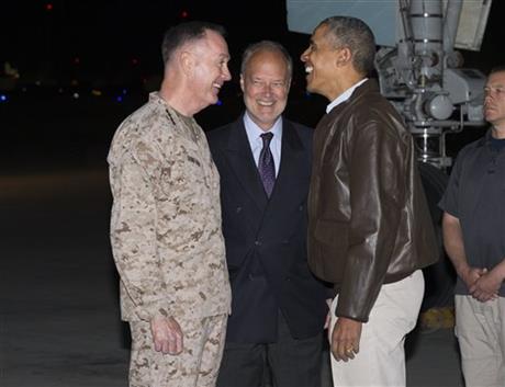 Obama slips into Afghanistan to visit troops | iNFOnews.ca