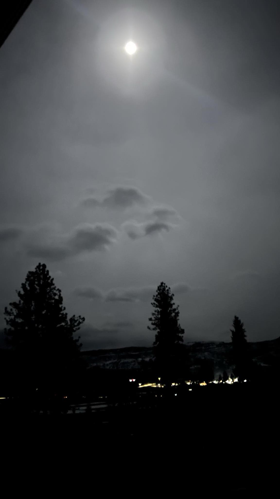 iN PHOTOS: Snow Moon captured through cloud cover over Kamloops, Okanagan | iNFOnews.ca