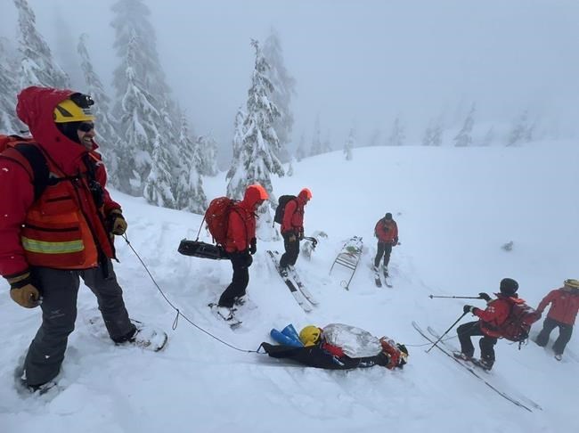 Woman survives being buried upside down in avalanche near Metro Vancouver | iNFOnews.ca
