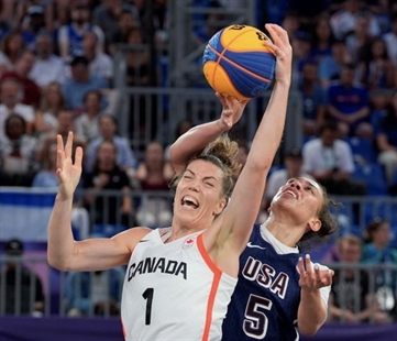 Canada finishes fourth in women's 3x3 basketball after bronze-medal loss to the U.S. | iNFOnews.ca Canada finishes fourth in women's 3x3 basketball after bronze-medal loss to the U.S. | iNFOnews.ca