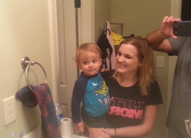 Baby boy discovers his eyebrows | iNFOnews.ca