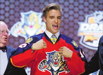Panthers choose defenceman Aaron Ekblad first in NHL draft but make him sweat | iNFOnews.ca Panthers choose defenceman Aaron Ekblad first in NHL draft but make him sweat | iNFOnews.ca