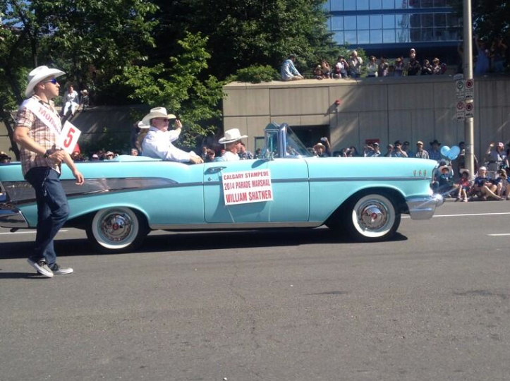 Phasers set to fun: William Shatner kicks off the Calgary Stampede | iNFOnews.ca