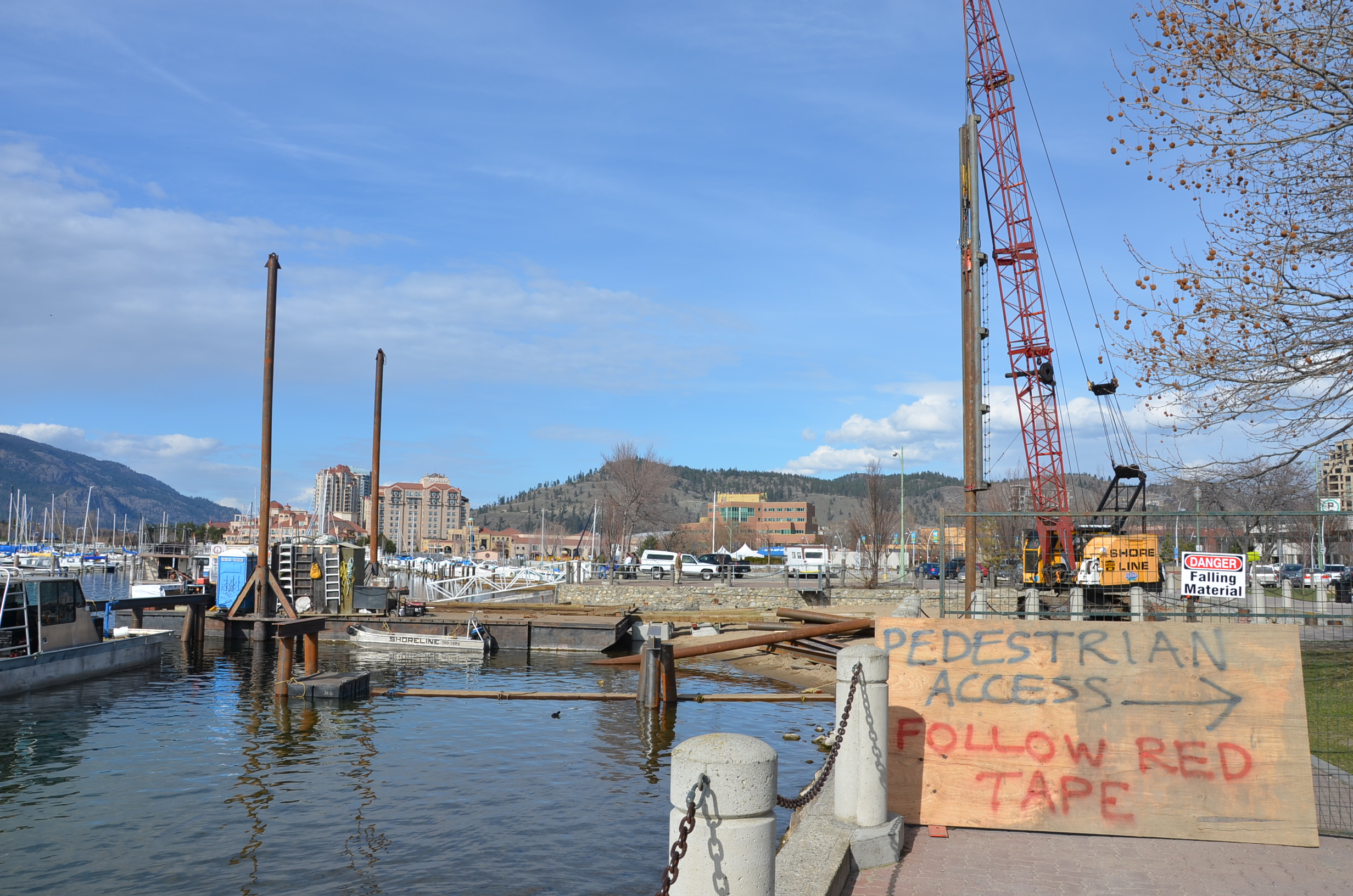 Construction kicks off on downtown Kelowna's new marina | iNFOnews.ca