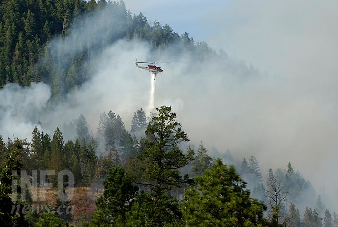 UPDATE: Wildfire near Peachland grows to 40 hectares | iNFOnews.ca