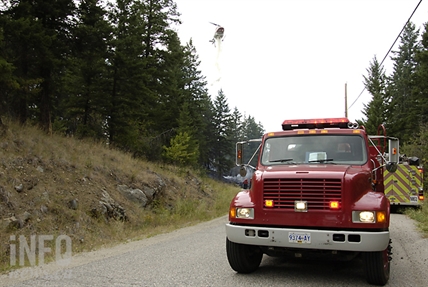 Brush fire ignites in Ellison | iNFOnews.ca
