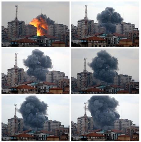Israeli airstrike collapses Gaza apartment tower | iNFOnews.ca