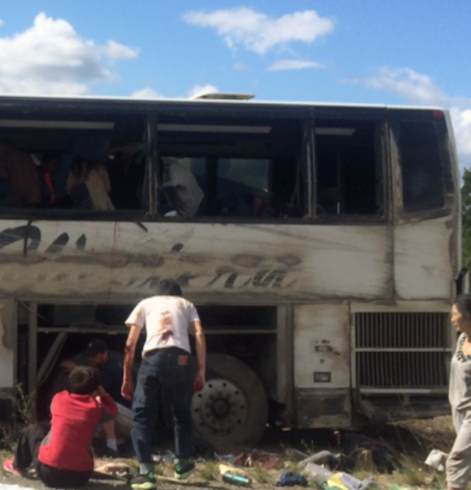 UPDATE: Coq reopened after tour bus crash, 43 injured | iNFOnews.ca UPDATE: Coq reopened after tour bus crash, 43 injured | iNFOnews.ca