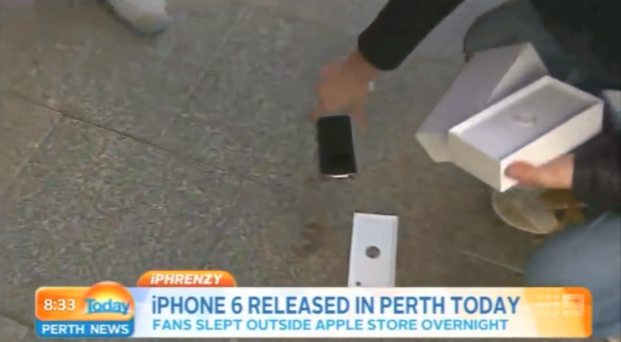 New iPhone 6 buyer drops it live on TV | iNFOnews.ca