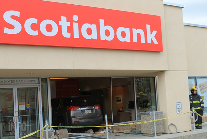 SUV crashes through Columbia Square storefront | iNFOnews.ca