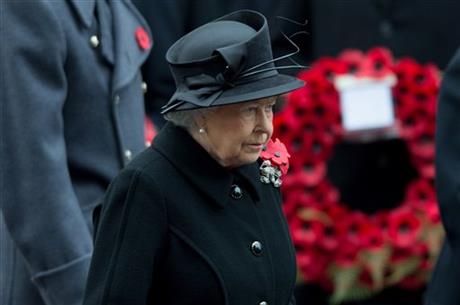 Queen Elizabeth II leads UK ceremony for fallen soldiers | iNFOnews.ca Queen Elizabeth II leads UK ceremony for fallen soldiers | iNFOnews.ca