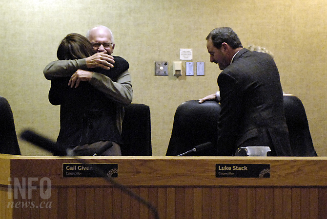Tears and laughter at final council meeting | iNFOnews.ca