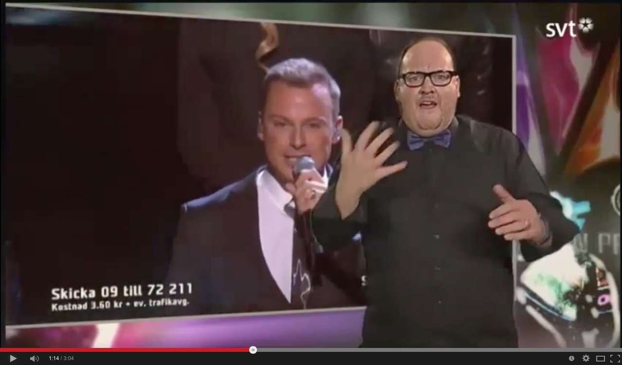 Eurovision interpreter steals the show | iNFOnews.ca