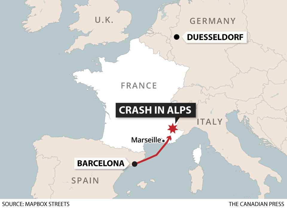 Germanwings jet crash in French Alps | iNFOnews.ca