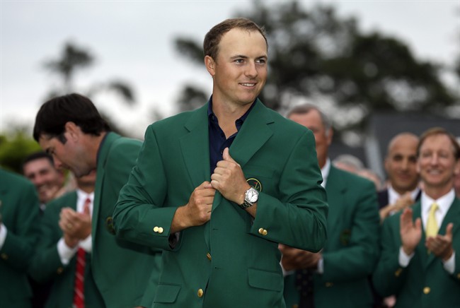 The young Master: Jordan Spieth wins green jacket at 21 and ties record set by Tiger Woods | iNFOnews.ca The young Master: Jordan Spieth wins green jacket at 21 and ties record set by Tiger Woods | iNFOnews.ca