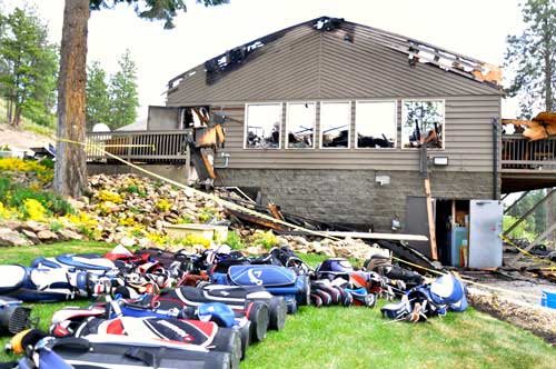 UPDATE: Arson suspected in Shannon Lake golf course clubhouse fire | iNFOnews.ca