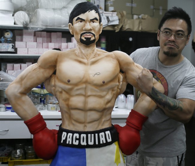 Filipino baker makes life-sized cake of Pacquiao to mark fight with Mayweather | iNFOnews.ca Filipino baker makes life-sized cake of Pacquiao to mark fight with Mayweather | iNFOnews.ca