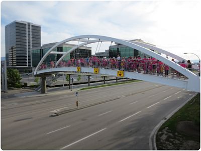 Glenmore Footprint Days pedestrian traffic | iNFOnews.ca