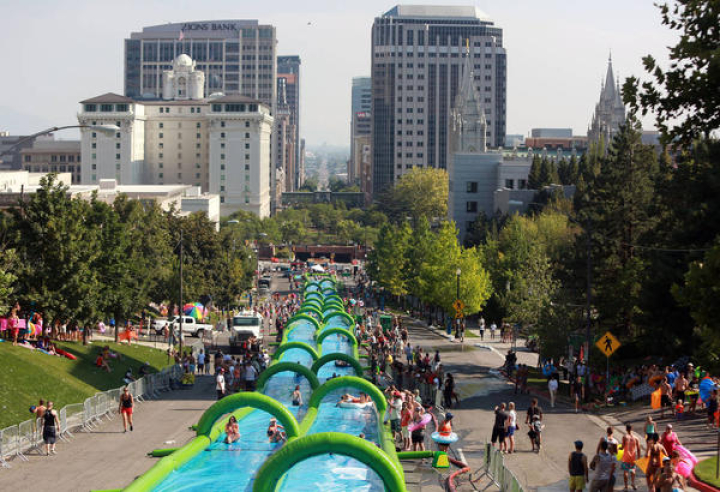 Location picked for giant Slip 'n Slide in Kamloops | iNFOnews.ca Location picked for giant Slip 'n Slide in Kamloops | iNFOnews.ca