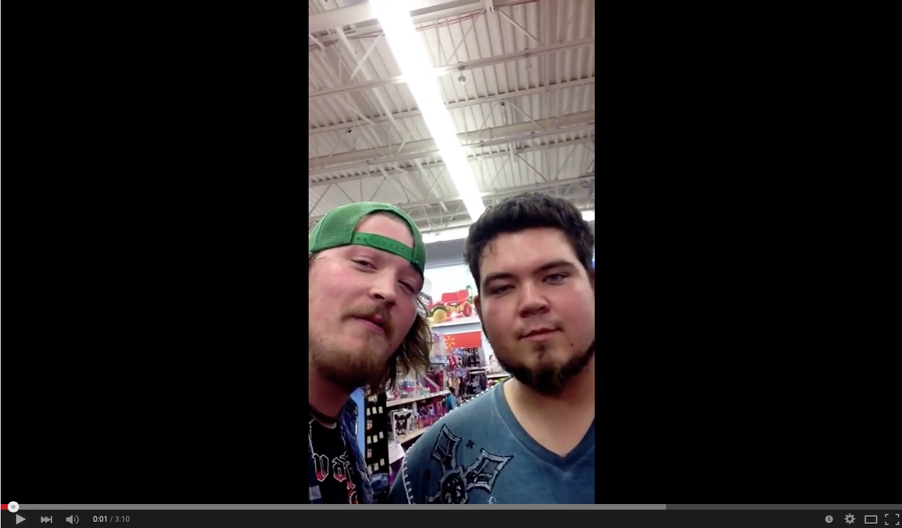 TRENDING NOW: Pair rock Pride and Joy at Walmart on toy guitar | iNFOnews.ca