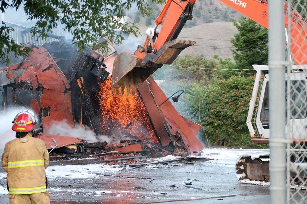Third time proves unlucky as fire destroys Keremeos restaurant | iNFOnews.ca