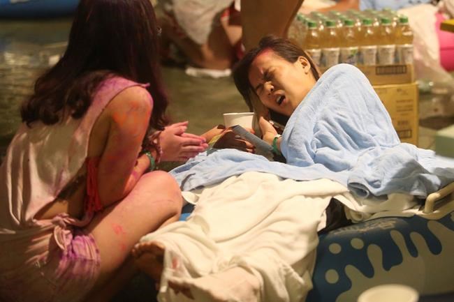 Fire injures scores of people attending party at Taiwan water park | iNFOnews.ca Fire injures scores of people attending party at Taiwan water park | iNFOnews.ca