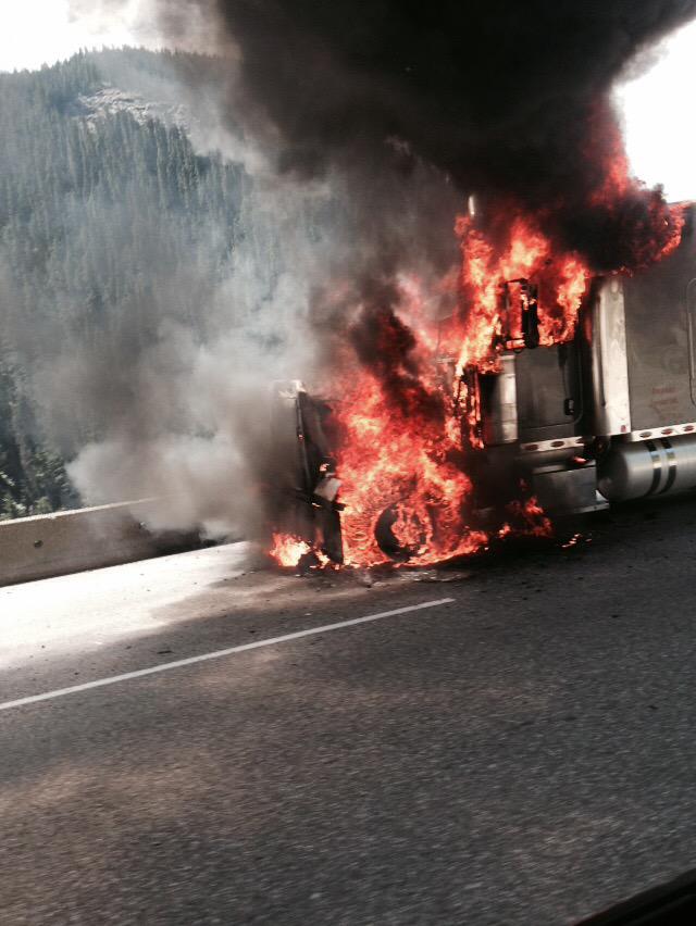 UPDATE: Semi fire on Coquihalla Highway | iNFOnews.ca UPDATE: Semi fire on Coquihalla Highway | iNFOnews.ca