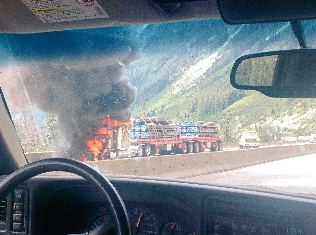 UPDATE: Semi fire on Coquihalla Highway | iNFOnews.ca UPDATE: Semi fire on Coquihalla Highway | iNFOnews.ca