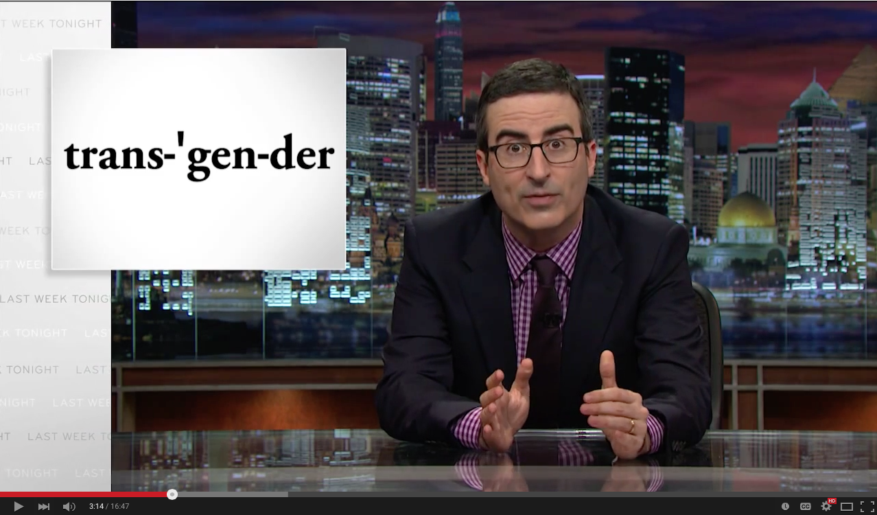 TRENDING NOW: John Oliver focuses on 'T' in LGBT | iNFOnews.ca