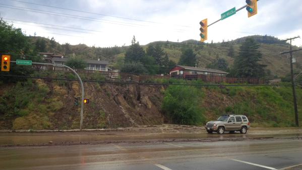 UPDATE WITH VIDEO: Homes evacuated as 'river of mud' flows through Westsyde | iNFOnews.ca